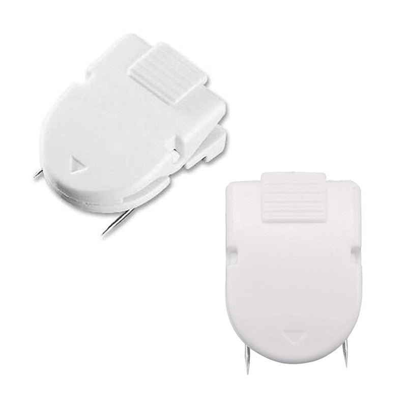 MIKE Gloperti Panel Cubicle Clip for Fabric Panels, Standard Size, 40-Sheet Capacity, Pack of 20, White - Image 1